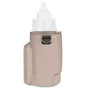 Incalzitor biberoane, Lionelo, ThermUp Go Evo, Portabil, Cu 5 niveluri de incalzire, Cu buton Safety Control, Mentinere caldura pana la 9h, Incarcare USB, Bej inchis - 4