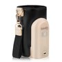 Incalzitor biberoane, Lionelo, ThermUp Go Evo, Portabil, Cu 5 niveluri de incalzire, Cu buton Safety Control, Mentinere caldura pana la 9h, Incarcare USB, Negru/Auriu - 1