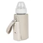 Incalzitor biberoane, Lionelo, ThermUp Go Plus, Portabil, Cu aspect elegant, Temperatura constanta pana la 24 h, Incarcare USB, Bej calm - 4