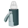 Incalzitor biberoane, Lionelo, ThermUp Go Plus, Portabil, Cu aspect elegant, Temperatura constanta pana la 24 h, Incarcare USB, Verde - 4