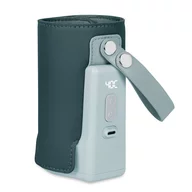 Incalzitor biberoane, Lionelo, ThermUp Go Plus, Portabil, Cu aspect elegant, Temperatura constanta pana la 24 h, Incarcare USB, Verde