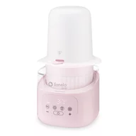Incalzitor biberoane si sterilizator, Lionelo, ThermUp 4.0, Recipient detasabil, 400 W, 6 moduri de functionare, Functie sterilizare si decongelare, Termostat integrat, Lumina de noapte, Panou tactil, Oprire automata, Placa din otel inoxidabil, Roz