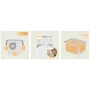 Incalzitor servetele umede, Lionelo, Babybliss, Cu 3 setari de temperatura, Loc suficient pentru un intreg pachet de servetele umede, Panou de control cu ecran tactil, Fara BPA, White - 15