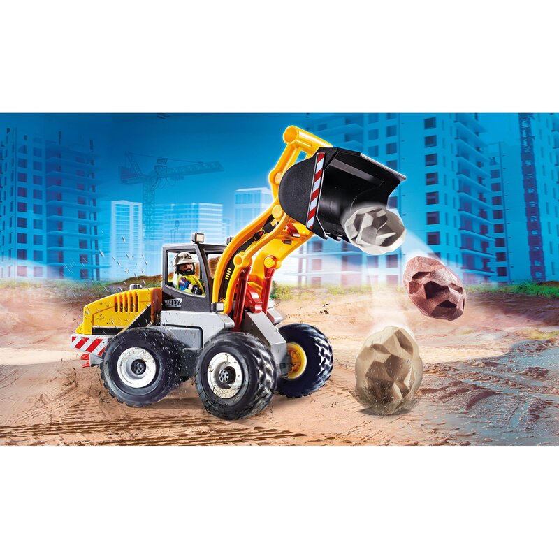 Playmobil - vehicul incarcator frontal city action