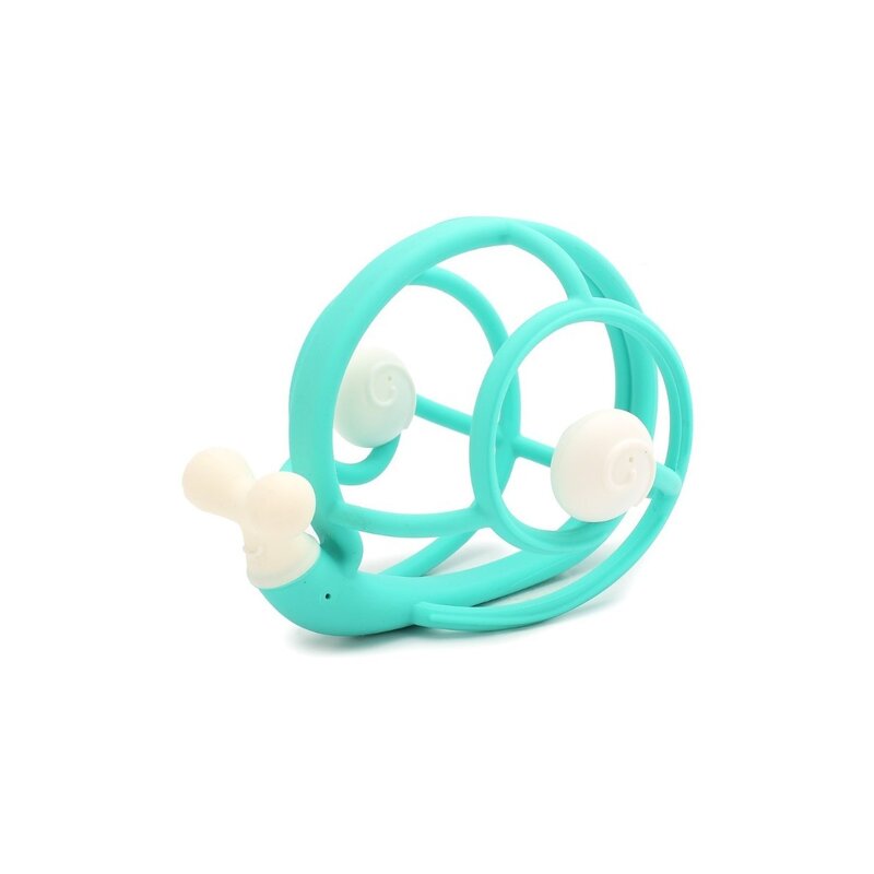 Mombella - inel gingival melc din silicon, albastru