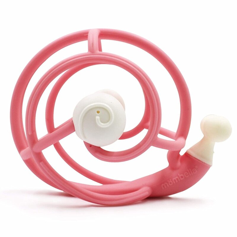 Mombella - inel gingival melc din silicon, roz