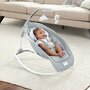 Sezlong balansoar, Ingenuity, Cuddle Lamb, 2 in 1, Cu inclinare spatar in 3 pozitii, Cu melodii si sunete ale naturii, 0-30 luni, Grey - 5