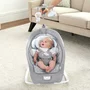 Sezlong balansoar, Ingenuity, Cuddle Lamb, 2 in 1, Cu inclinare spatar in 3 pozitii, Cu melodii si sunete ale naturii, 0-30 luni, Grey - 2