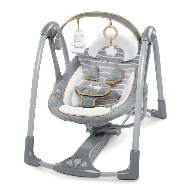 Ingenuity - ingenuity - leagan portabil swing 'n go portable swing™ - bella teddy™