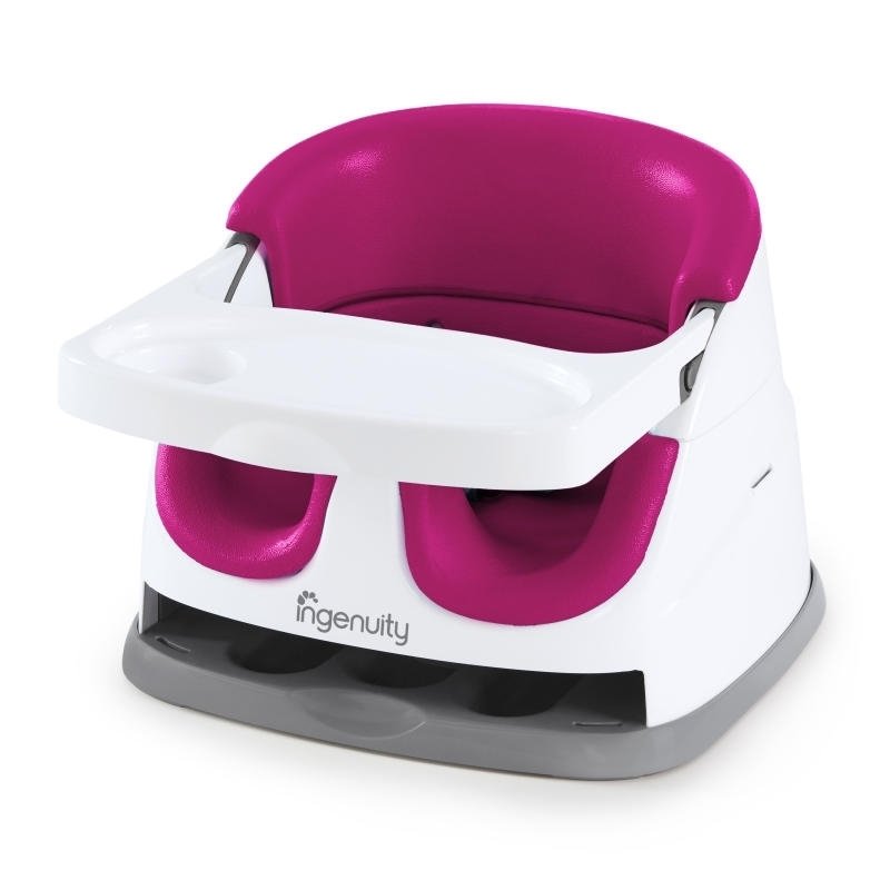 InGenuity - Scaun de masa 2 in 1, Pink Flambe