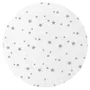 Insertie landou anti-transpiratie, MimiNu, Din plasa 3D, Materiale certificate Oeko Tex Standard 100, Mini Gray Stars - 2
