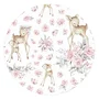 Insertie landou anti-transpiratie, MimiNu, Din plasa 3D, Materiale certificate Oeko Tex Standard 100, Sweet Deer Pink - 2