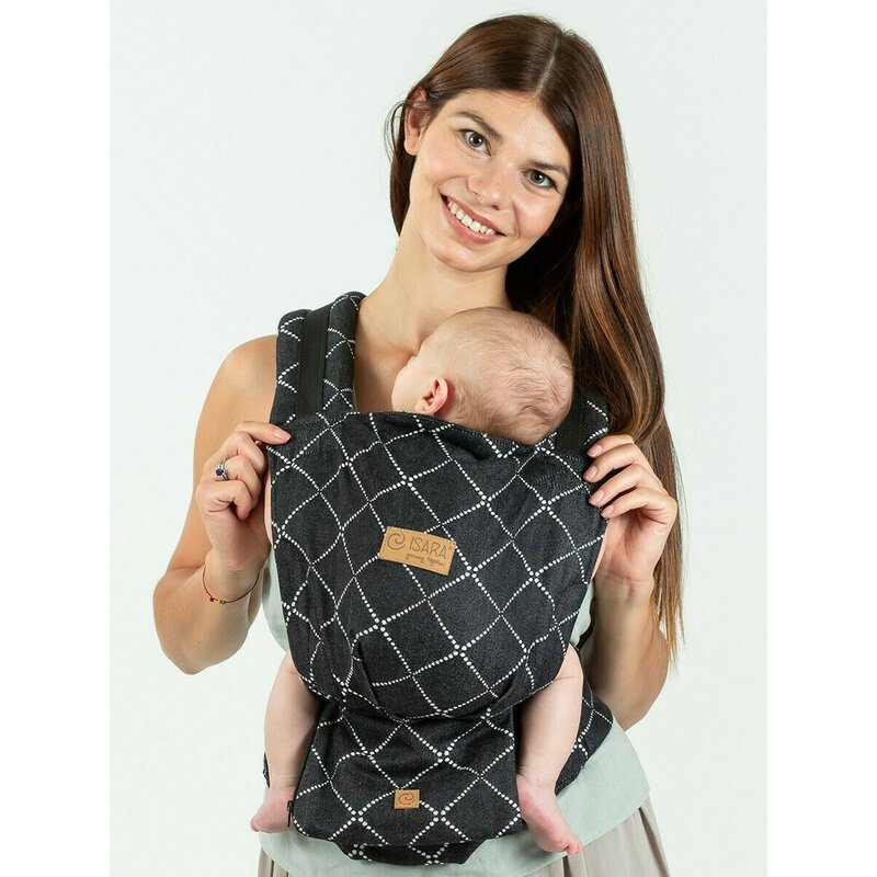 Isara - quick full buckle diamonda black