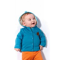 Tongs baby - Jacheta cu urechiuse pentru copii Dogs,  (Culoare: Albastru, Marime: 12-18 Luni)