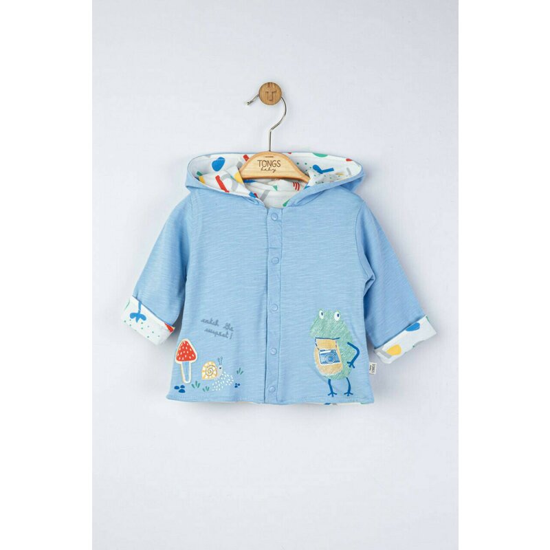 Tongs baby - jacheta subtire pentru copii detective, (culoare: galben, marime: 18-24 luni)