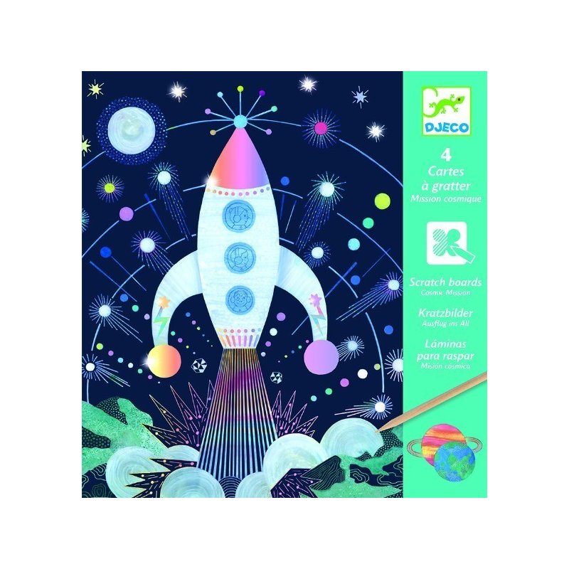 Djeco - joc creativ de razuit cosmos