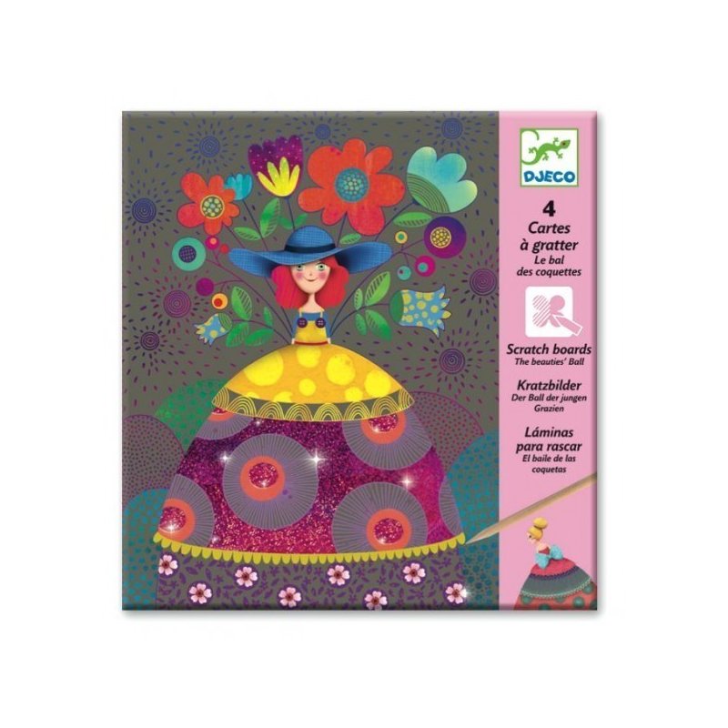Djeco - joc creativ de razuit fete frumoase