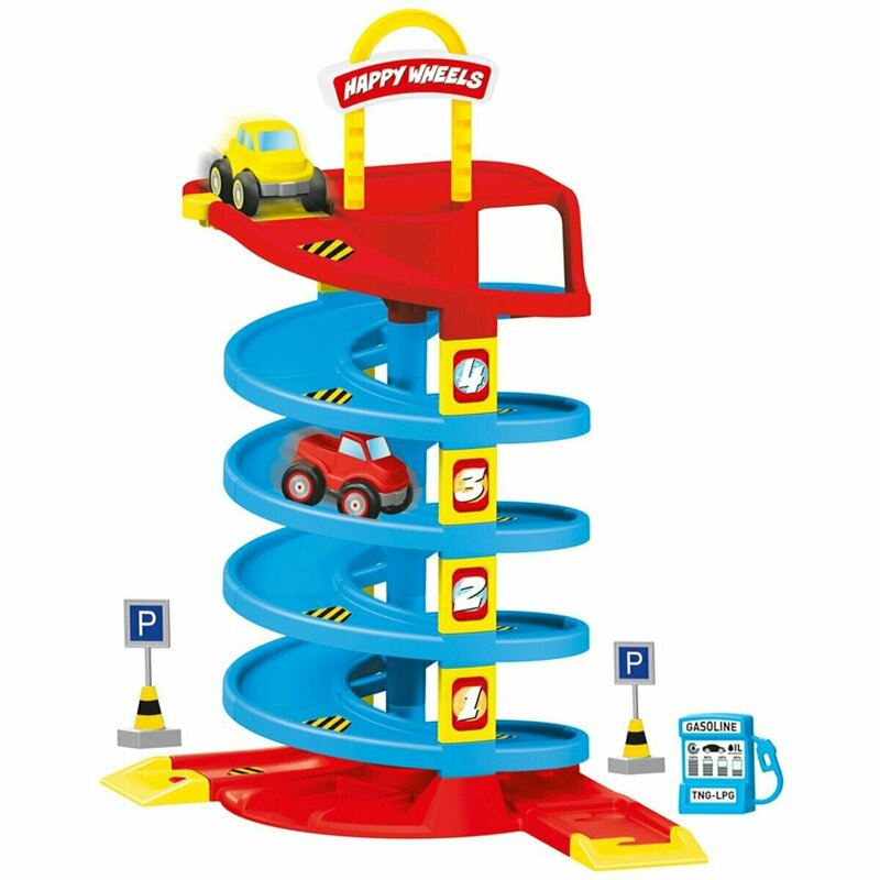 Dolu - joc de constructie circuit masinute 38 piese