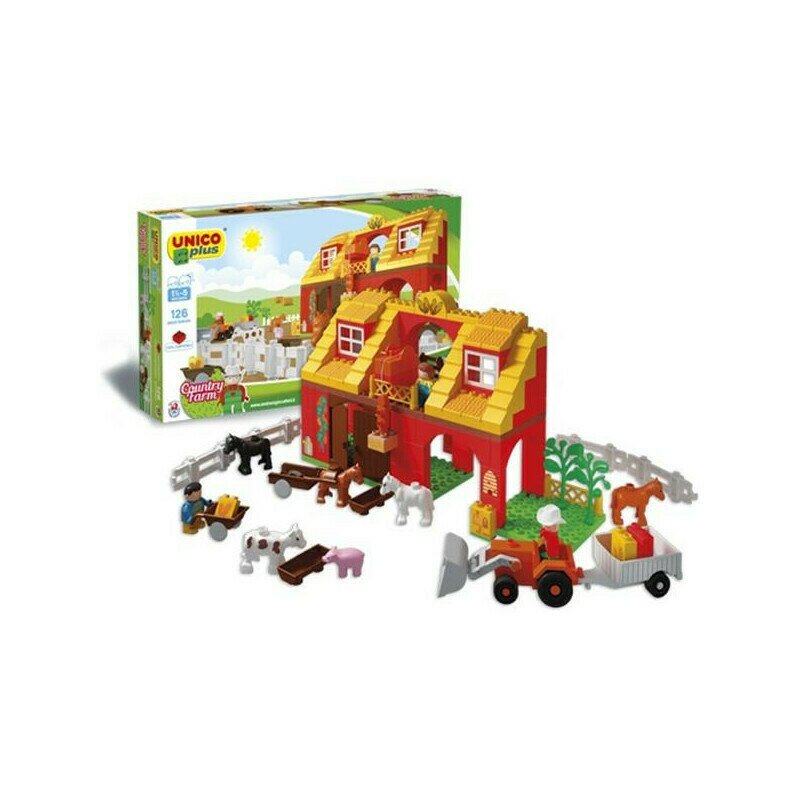 Hausmann (a-haberkorn) - joc de construit unico country farm 126 piese hausmann