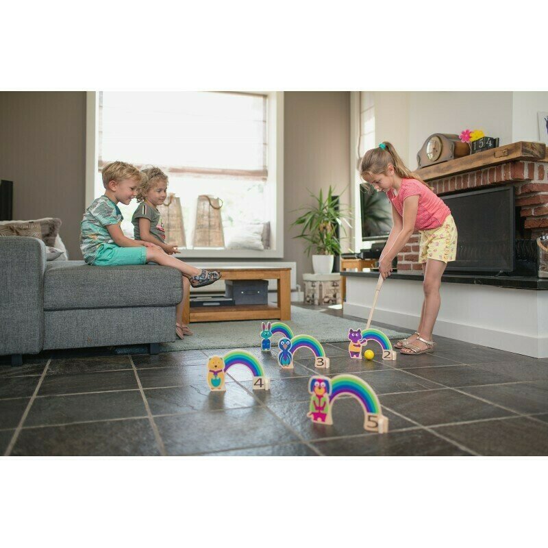 Bs toys - joc de societate cricket curcubeu