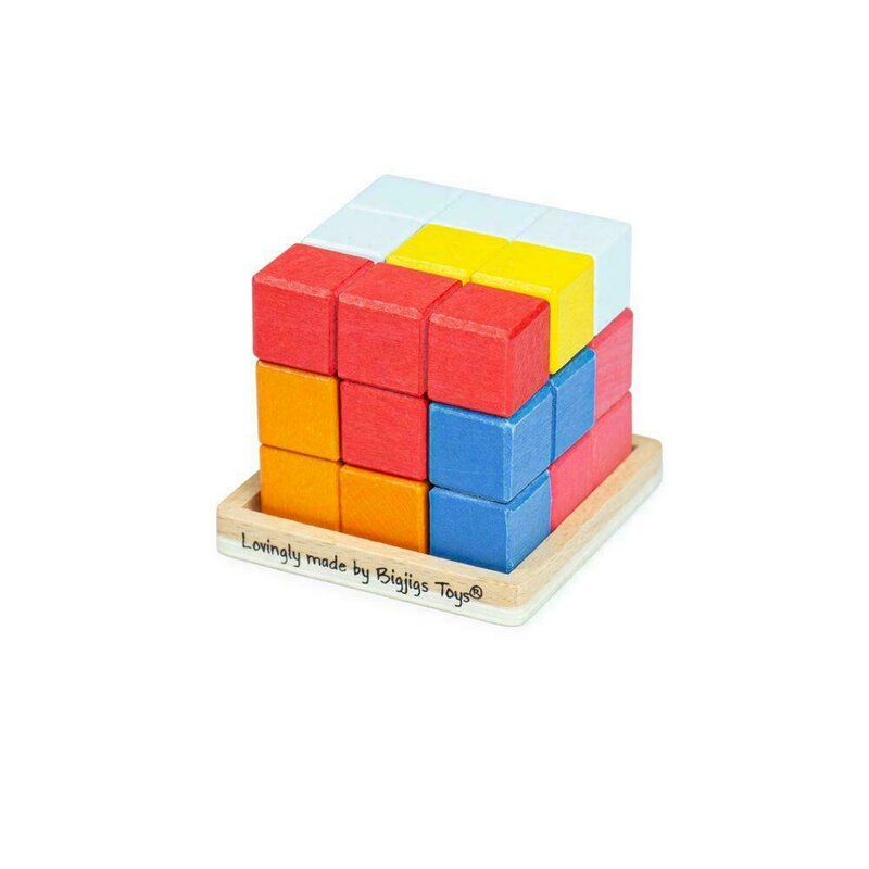 Bigjigs toys - Joc de logica - Cub 3D