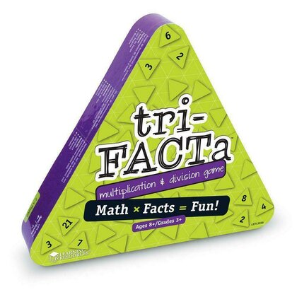 Learning Resources - Joc matematic tri-Facta , Inmultiri si impartiri