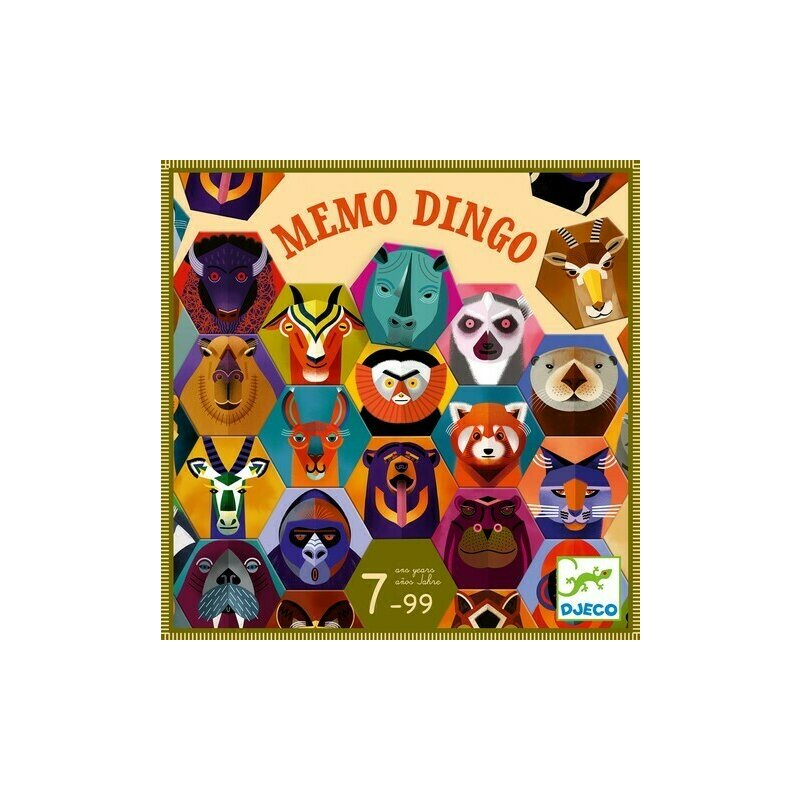 Djeco - Joc de memorie Memo Dingo , Pentru avansati