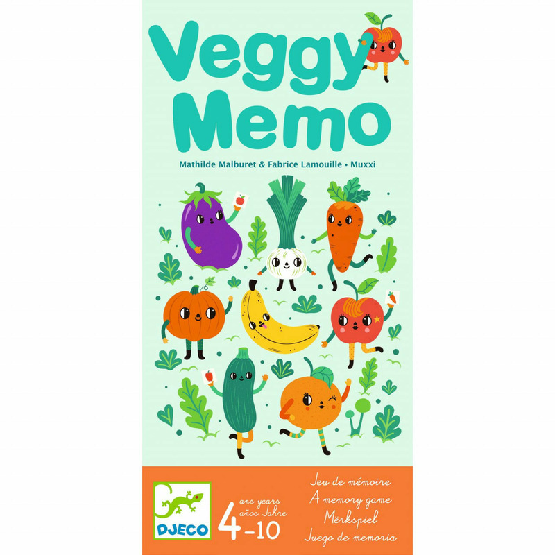 Joc de memorie veggy memo, djeco