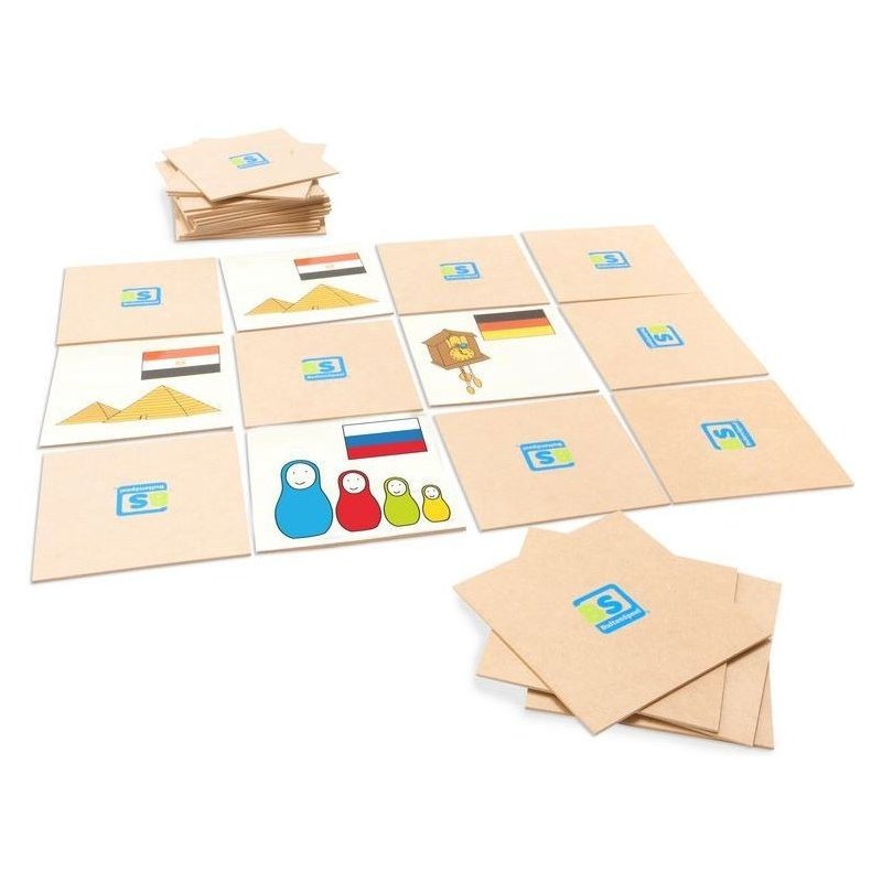 Bs toys - buitenspeel - joc de memorie world game