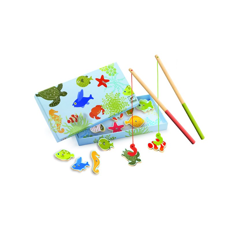 Djeco - joc de pescuit magnetic pesti tropicali