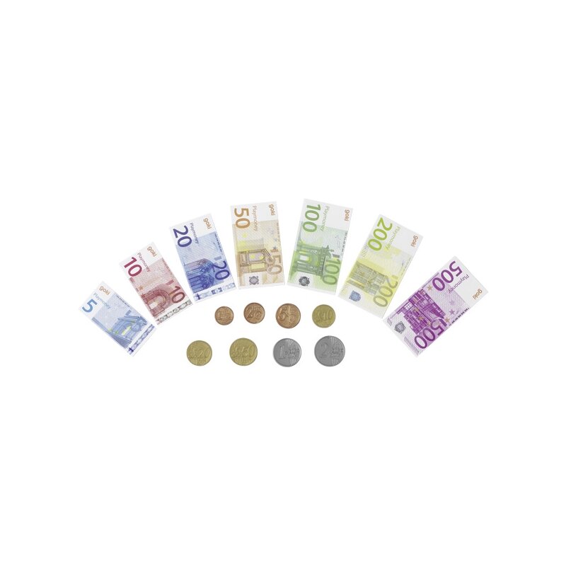 Goki - joc de rol bani de jucarie - bancnote si monede euro