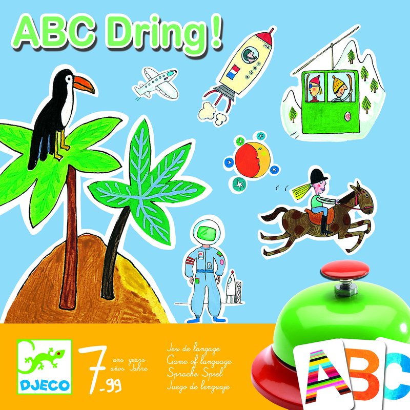 Djeco - joc de societate abecedar - abc dring