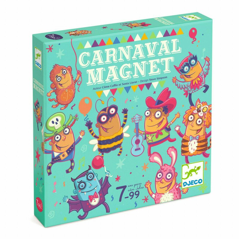 Djeco - joc de societate cu magnet carnaval,