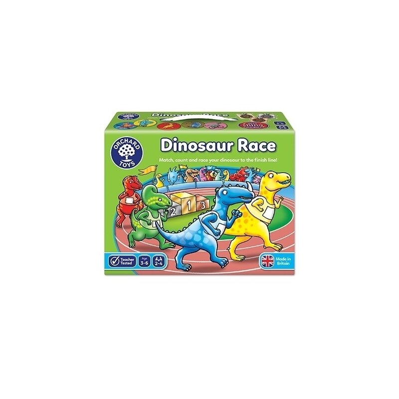 Orchard toys - joc de societate intrecerea dinozaurilor - dinosaur race