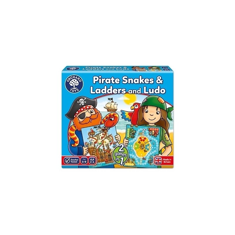 Orchard toys - joc de societate piratii - pirate snakes and ladders & ludo