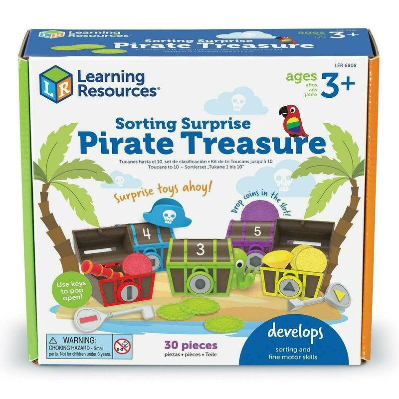 Learning resources - joc de sortare comoara piratilor