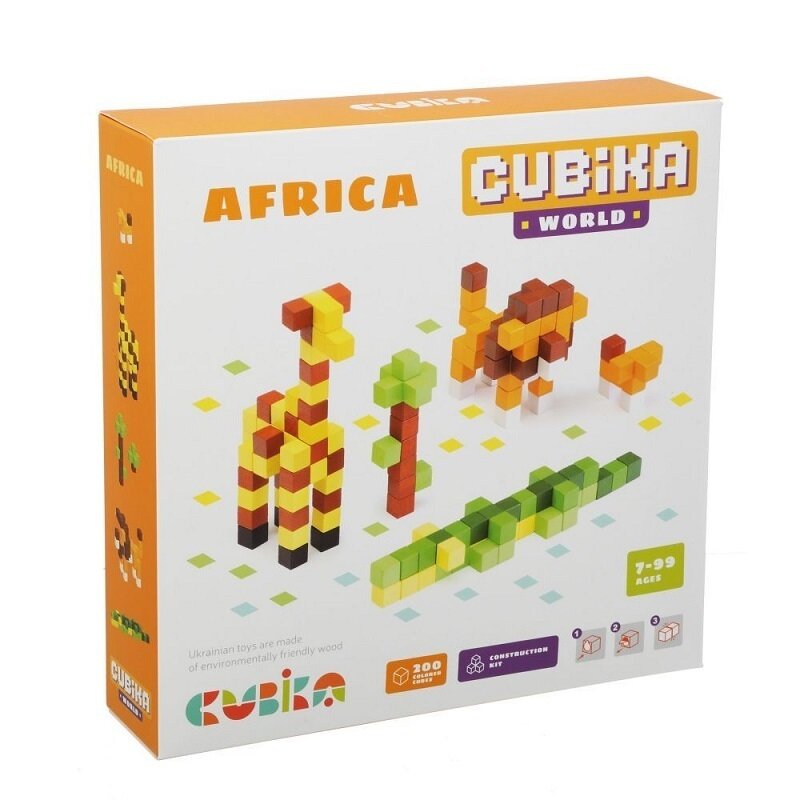Cubika - set de constructie africa world
