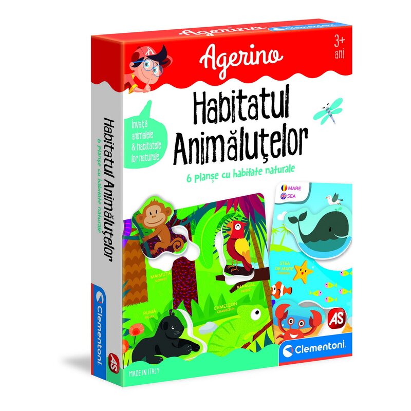 As - joc educativ animalutele si habitatele lor , agerino