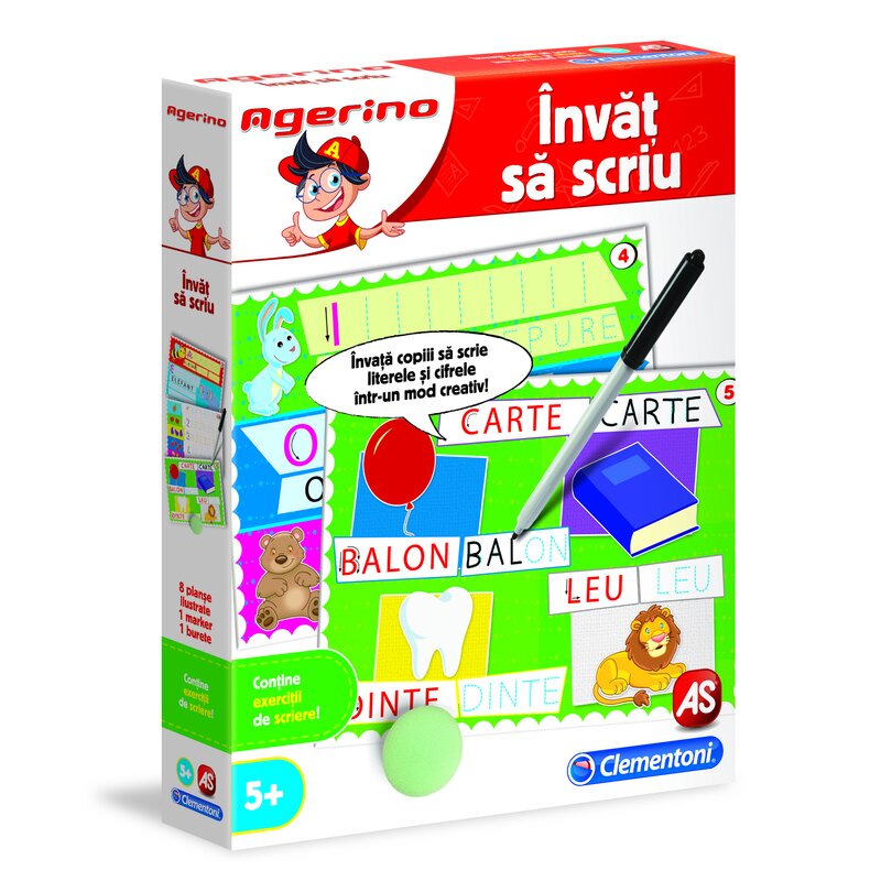 As - joc educativ invat sa scriu , agerino