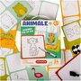 Joc educativ Animale Desenam pas cu pas, 24 piese Mimorello EK6667 - 5