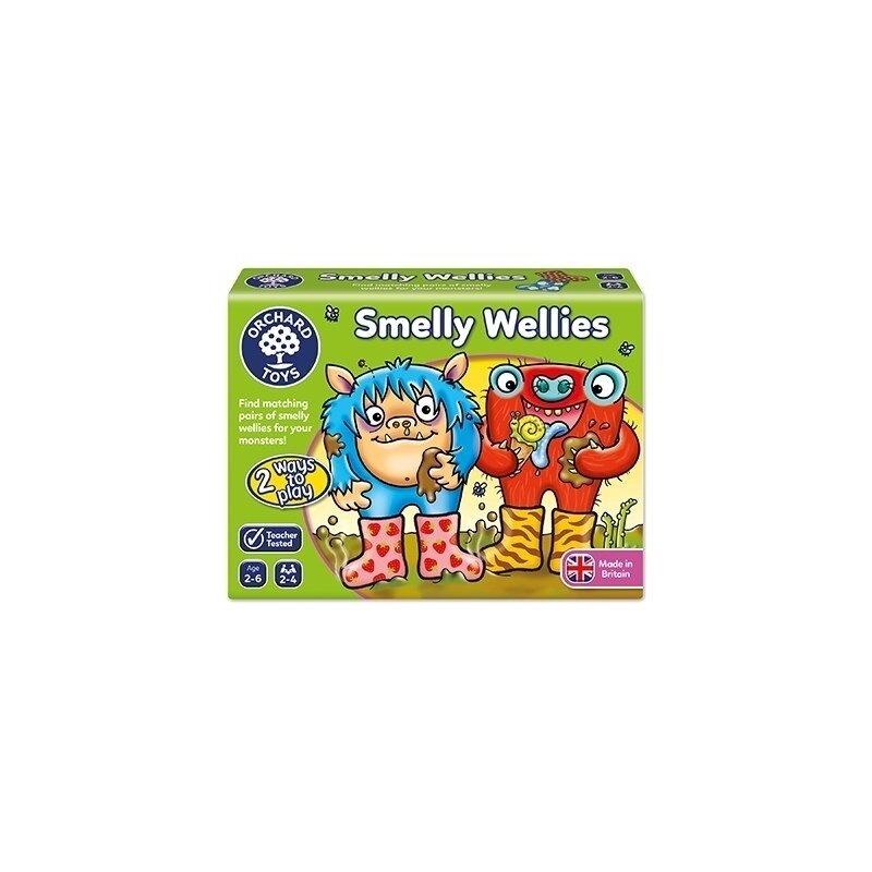 Orchard toys - joc educativ cizmulitele de cauciuc - smelly wellies