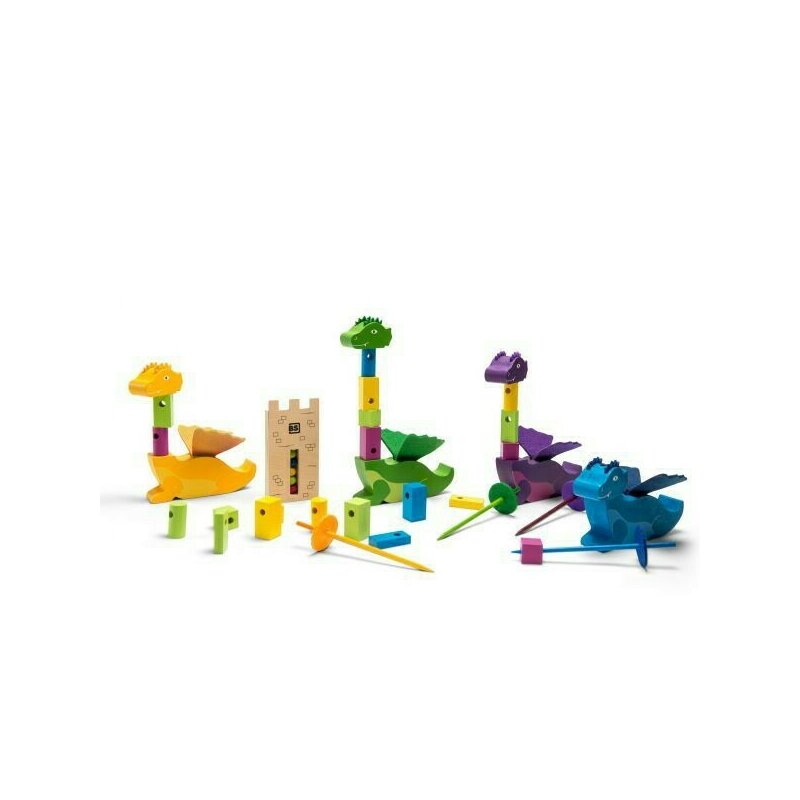 Bs toys - joc educativ construieste dragonii