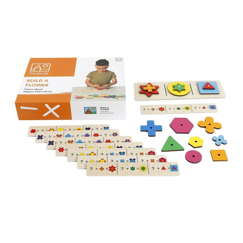 Toys for life - joc educativ construieste o floare