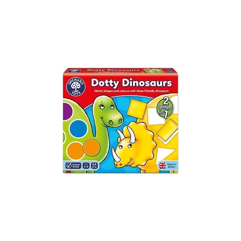 Orchard toys - joc educativ dinozaurii cu pete - dotty dinosaurus