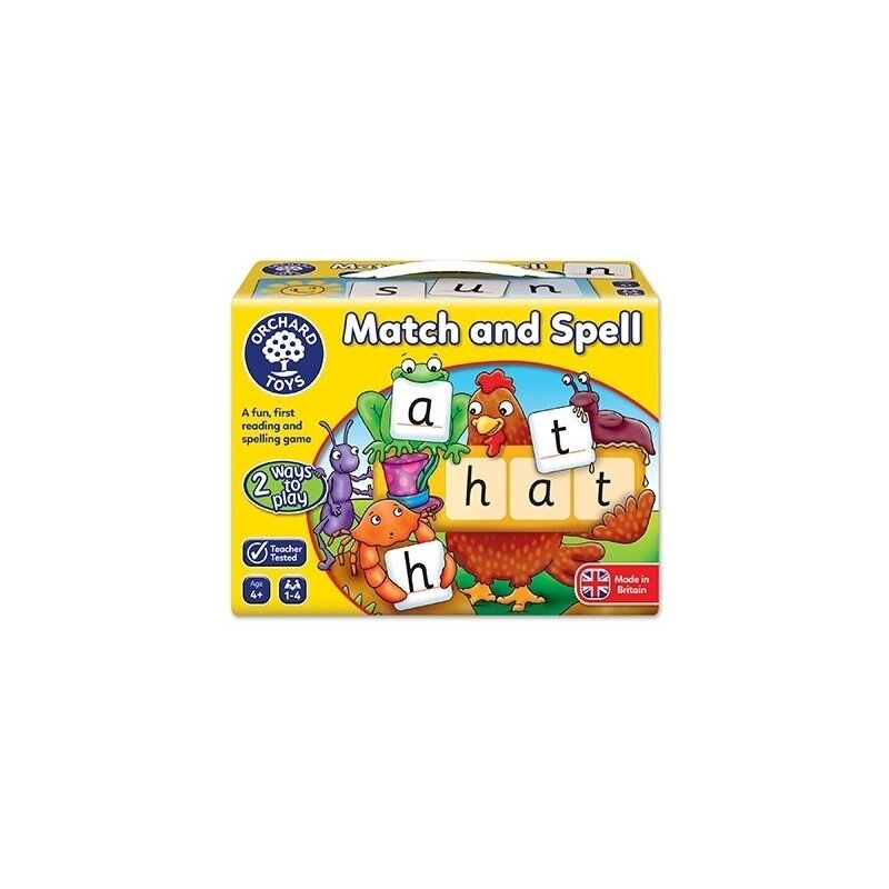 Orchard toys - joc educativ in limba engleza potriveste si formeaza cuvinte - match and spell