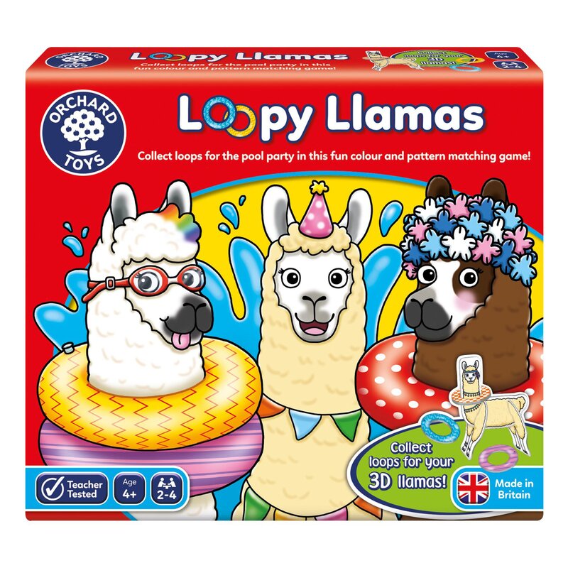 Orchard Toys - Joc educativ Lame cu colaci - Loopy llams
