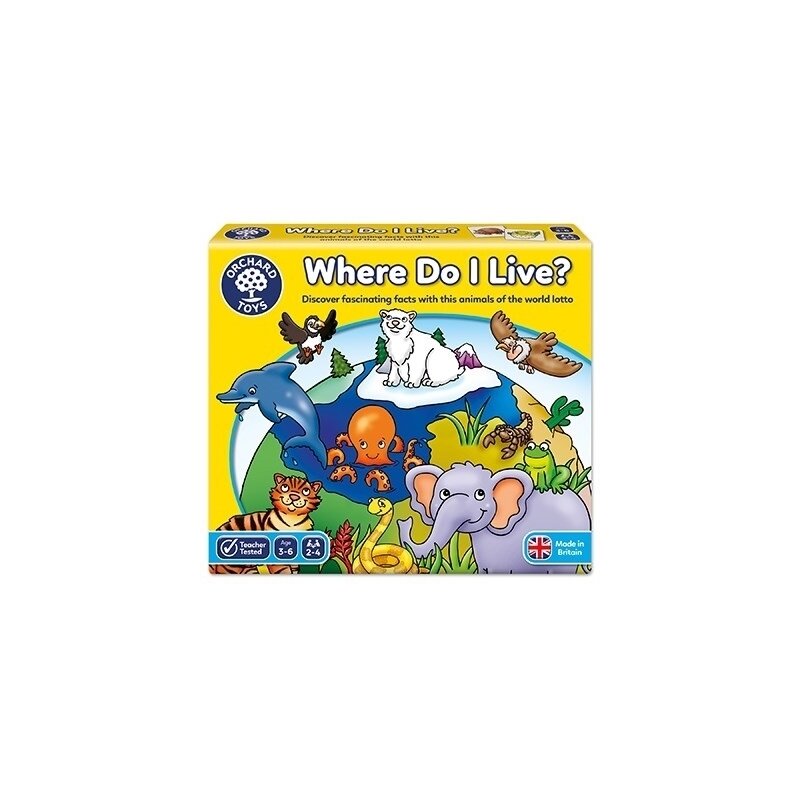 Orchard toys - joc educativ loto habitate - where do i live