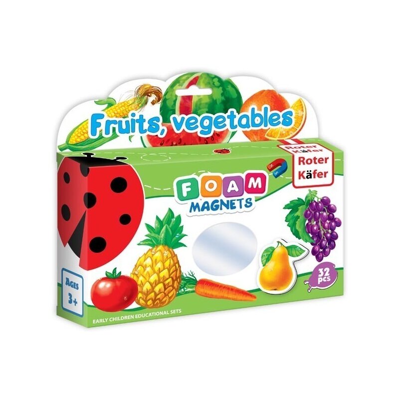 Roter Kafer - Joc educativ Lumea in Magneti - Fructe si legume RK2101-04