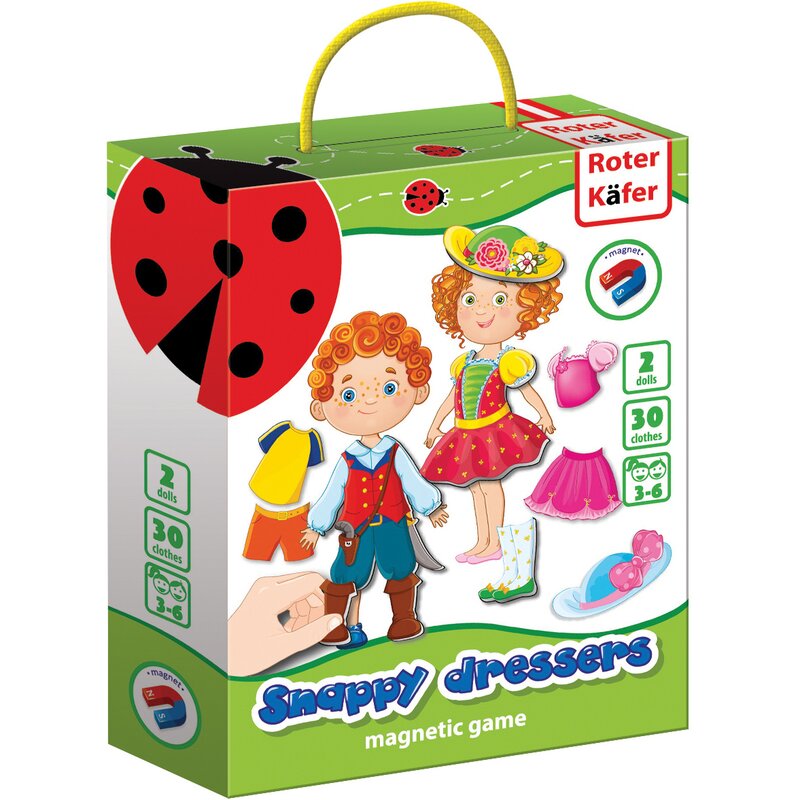 Roter kafer - joc educativ magnetic snappy dressers rk3204-04