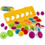 Ikonka - Joc educativ Matching eggs,  12 oua, Pentru invatarea formelor si culorilor - 2
